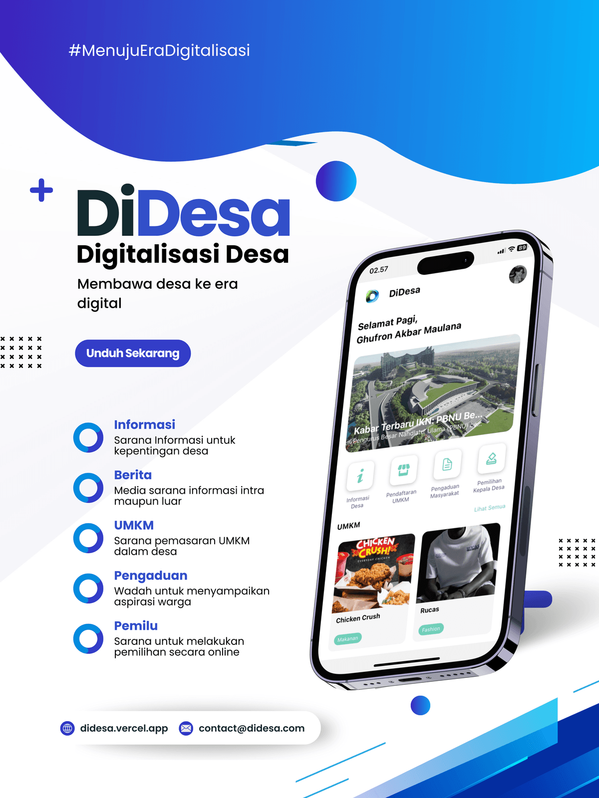 DiDesa - Digitalisasi Desa